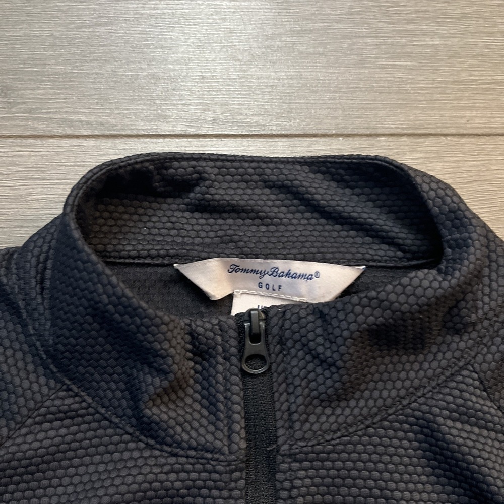 Tommy Bahama Golf Womens M 1/4 Zip Long Sleeve Shirt Gray - Picture 3 of 7